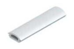 Zijprofiel PVC Base Floor wit