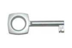 Sleutel 20 zamak 42mm chroom