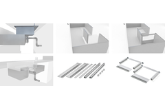 Fixol - universele set voor lade-uitsparing