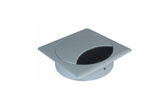 Kabeldoorvoer Exit Q zamak rvs look 90x90mm
