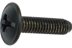 Vijs verbindinghuls M4 x 15mm, zwart