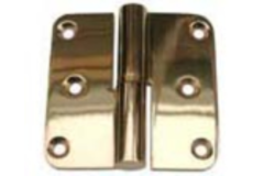 Paumel inox look 80x80mm links