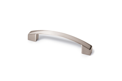 Greep Vantania, boorafstand 128, L 144 mm, B 14 mm, H 27 mm, roestvrij staal finish geborsteld
