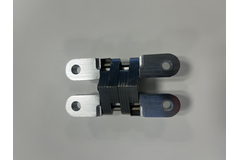 Onzichtbaar scharnier 94x18.4mm nikkel geborsteld