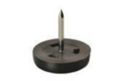 Pootglijders 64/30mm zwart