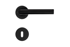 Deurkruk Pro i shape 19mm zwart r+e