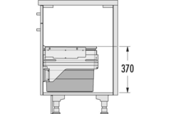 Hailo as cargo afvalemmer 450 21/17