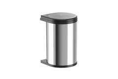 Hailo mono rvs/zwart 20l