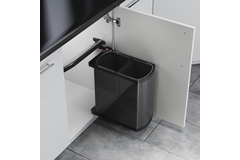 Hailo uno 18l antraciet /zwart
