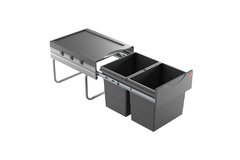 Hailo tandem r ii 2x18l antraciet