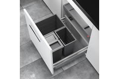 Hailo allegro k.60 cm h.295 mm 18+2x8l antraciet