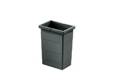 Hailo allegro emmer 6,5l h.220mm antraciet