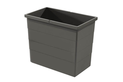 Hailo allegro emmer 28l h.350mm antraciet