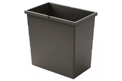Hailo allegro emmer 28l h.380mm antraciet