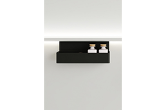 TransFORM legbord met box zwart 120x300x84mm