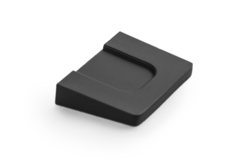 Knop caravelle 32mm zwart