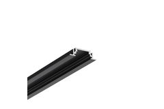 Led profiel Groove14 F 3000 zwart geanodiseerd