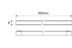 Lite Track lichtlijst 300mm 24v (2 st)