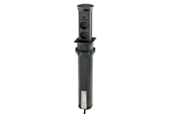 AUTOMATIK ZWART B-F 2 ST + USB A/C + QI
