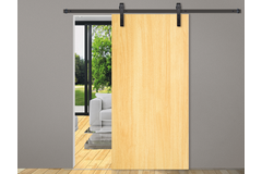 Casa schuifdeurset staal zwart 100kg l.2100mm voor deurbladbreedte 910-1000mm
