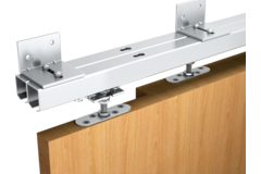Cadette hoeksteun voor wandbevestiging, paneel 2x20mm