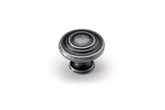 Knop Essa, H 25 mm, ø 32 mm, tinkleurig antiek