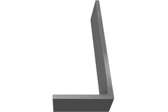 Ninka connect L groot links grijs