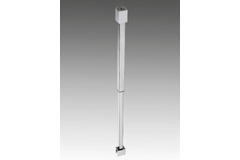 Uitschuifbare stabilisatiestang plafond/glas, voor 6/8 mm glas, L304/554, chroom