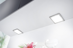 Ria led-Set 4 x 5.4w 12V 3000K RVS + schakelaar