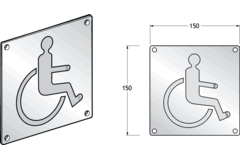 Pba 500-rvs sat. pictogram gehandicapte