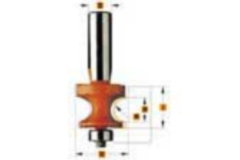 Kraalprofielfrees met kopse lager r=6,35 d=28,6 i=22,2 hw