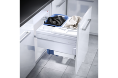 Hailo Laundry Carrier k.60 2x33l+12l+2,5l wit