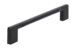 Greep recht ovaal ba 160mm L 180mm zamak mat zwart