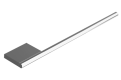 Handdoekdrager 7345  chroom 1-arm l350mm