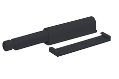 Magneetsnap regelb 40mm groot zwart