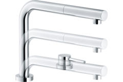 Franke active window uittrekbaar chroom