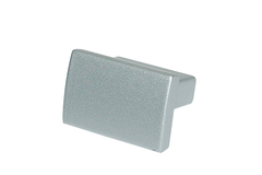 Greep estela 30mm zilverkleur