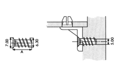 Euro schroef 6,3 x 19mm PK Pozidrive