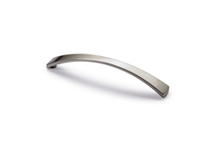 Greep Parma, boorafstand 128, L 138 mm, B 17 mm, H 25 mm, roestvrij staal finish geborsteld