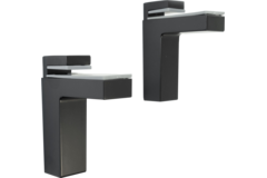 Glastabletdrager angolo maxi 8-50mm 16kg zwart