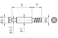 Eurodrevel staal kruis spanmaat 20mm