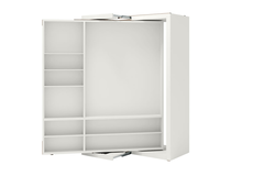 Girotondo ronterend kantelbed + kast 143x202