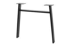 Tafelonderstel A 20x80 zwart mat