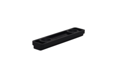 Houder voor plintclip te schroeven
