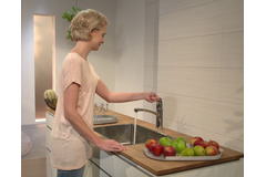 Hansgrohe Logis 160 keukenmengkraan chroom