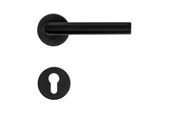 Deurkruk Pro i shape 19mm zwart r+e cyl