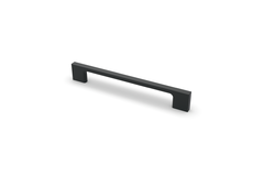 Greep Belluno, boorafstand 96, L 130 mm, B 9 mm, H 28 mm, mat zwart