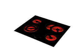 Novy vitrokeramisch Power 60 cm afgeronde boord