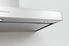 Novy salsa 90 cm RVS wanddampkap