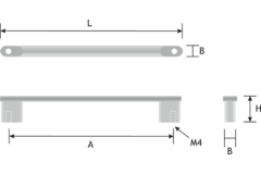 Greep colin 249 ba 244 zwart mat